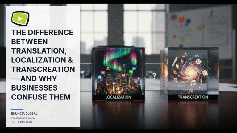THE DIFFERENCE BETWEEN TRANSLATION, LOCALIZATION & TRANSCREATION — AND WHY BUSINESSES CONFUSE THEM