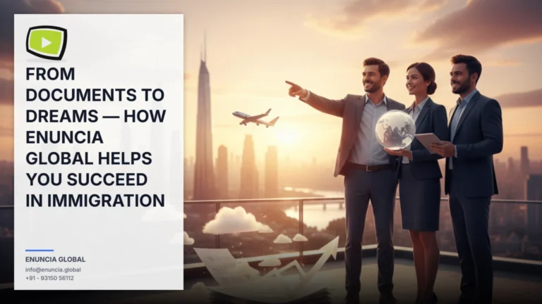FROM DOCUMENTS TO DREAMS — HOW ENUNCIA GLOBAL HELPS YOU SUCCEED IN IMMIGRATION