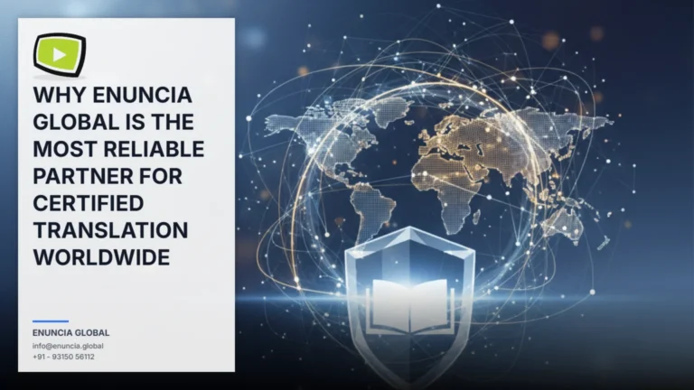Certified Translation Partner for Official Use | Enuncia