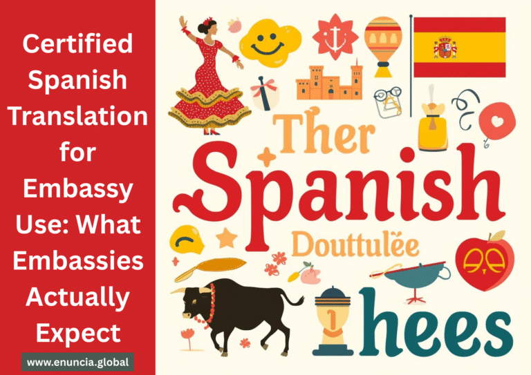 Spanish Embassy Translation