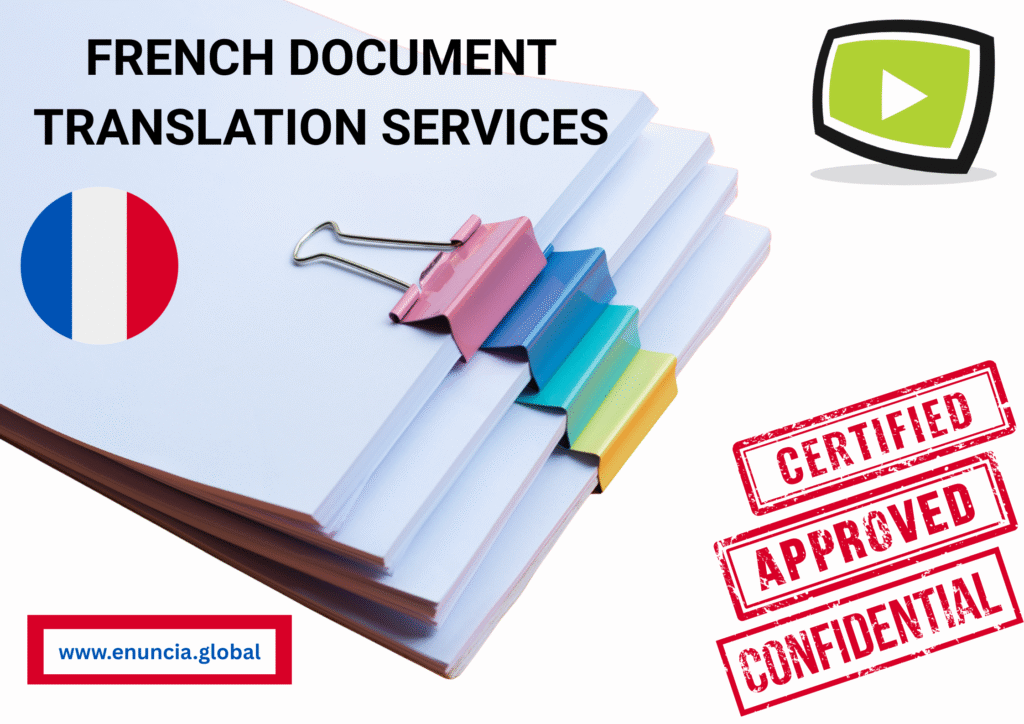 French Document Translation Services by Enuncia Global