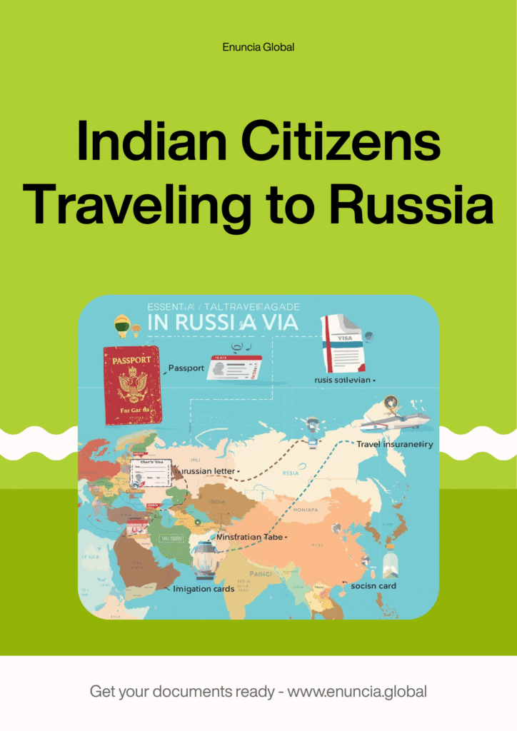 Russia Visa Translation in Russian – Certified & Notarized Translation Services in India