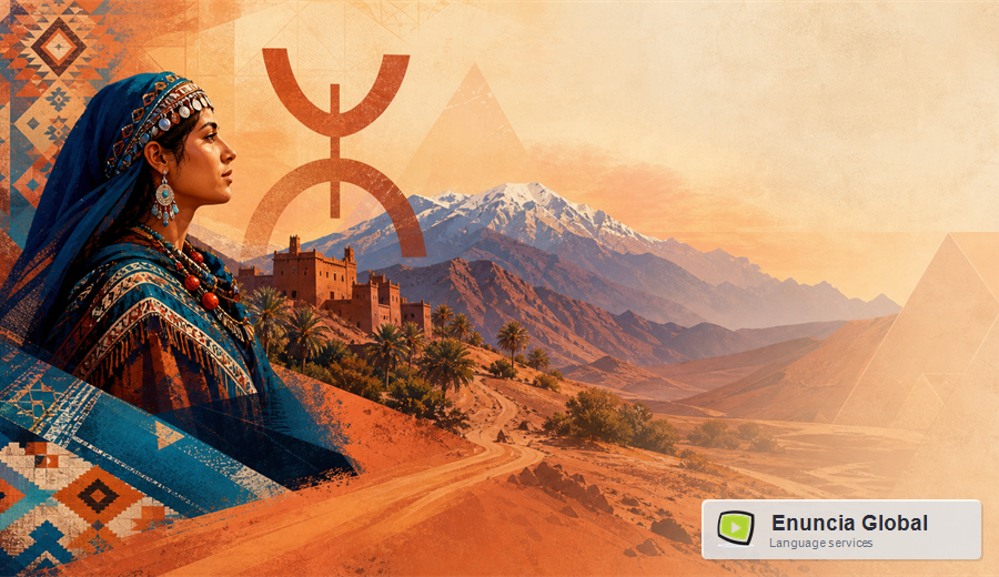 Berber Translation Services in India cultural workflow image with local identifiers
