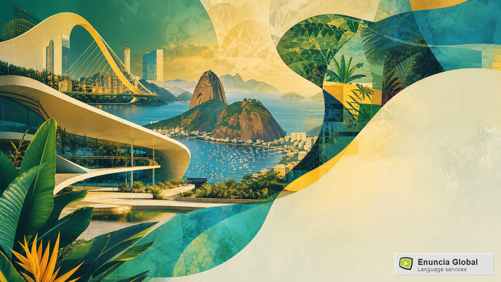 Brazilian Portuguese Translation Services in India artistic cultural identity image by Enuncia Global