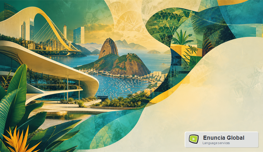Brazilian Portuguese Translation Services in India cultural workflow image with local identifiers
