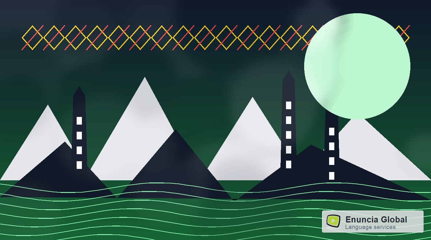 Chechen Translation Services in India artistic cultural identity image by Enuncia Global