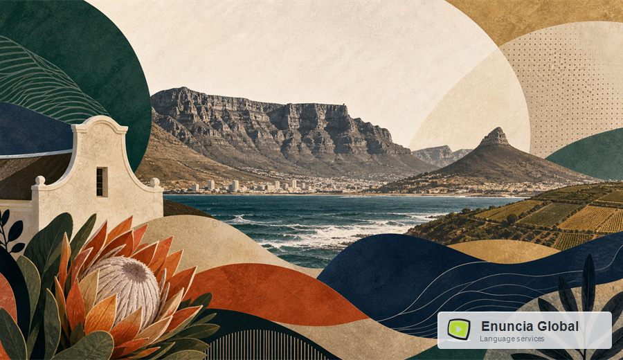 Afrikaans Translation Services in India cultural workflow image with local identifiers