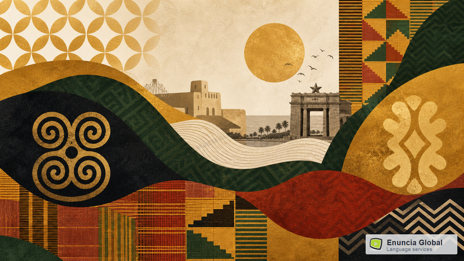 Akan Translation Services in India artistic cultural identity image by Enuncia Global