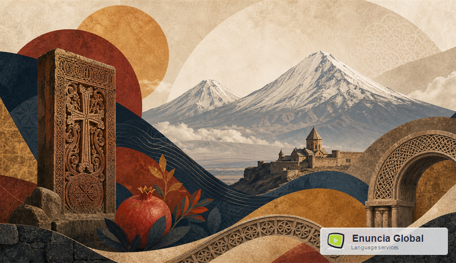 Armenian Translation Services in India cultural workflow image with local identifiers