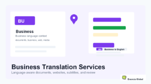 Business document translation checks by Enuncia Global