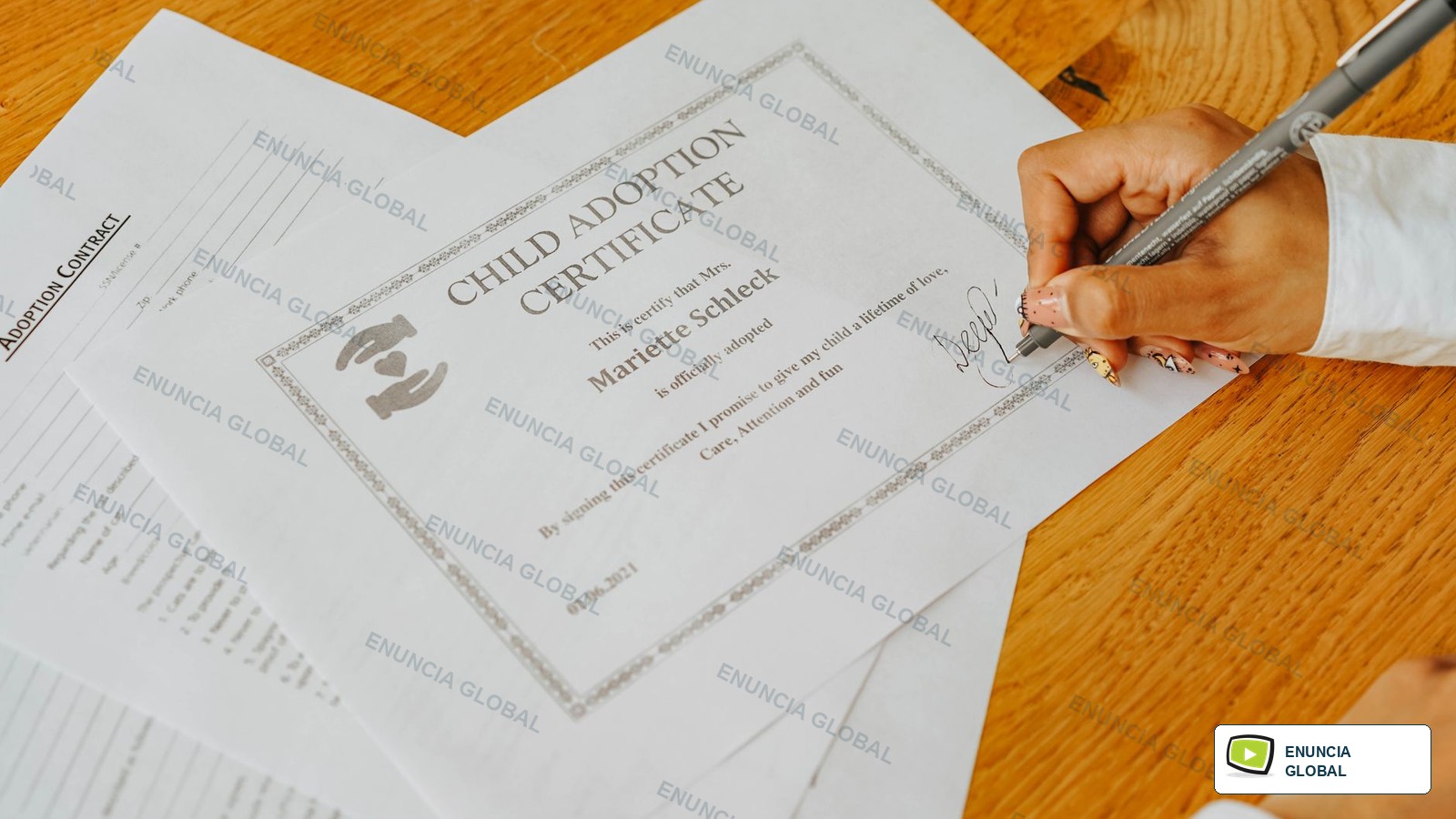 Name addition in birth certificate guidance by Enuncia Global