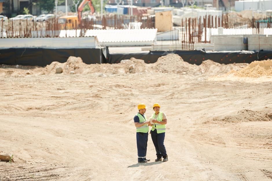 Infrastructure & Construction industry services visual for Enuncia Global