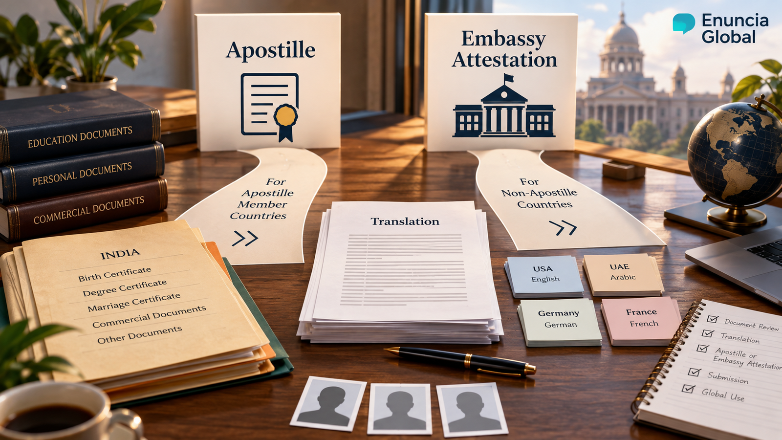 Apostille or Embassy Attestation? The India Document Route That Saves Rework