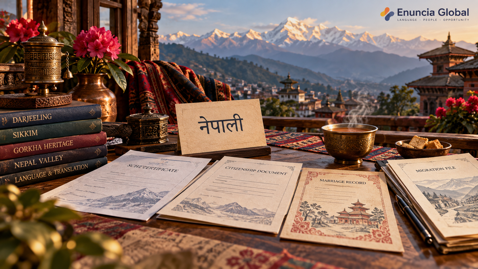 Indian Nepali, Nepal Nepali and Gorkhali: What Changes in Documents and Translation?