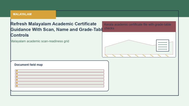 Refresh Malayalam Academic Certificate Guidance With Scan, Name and Grade-Table Controls