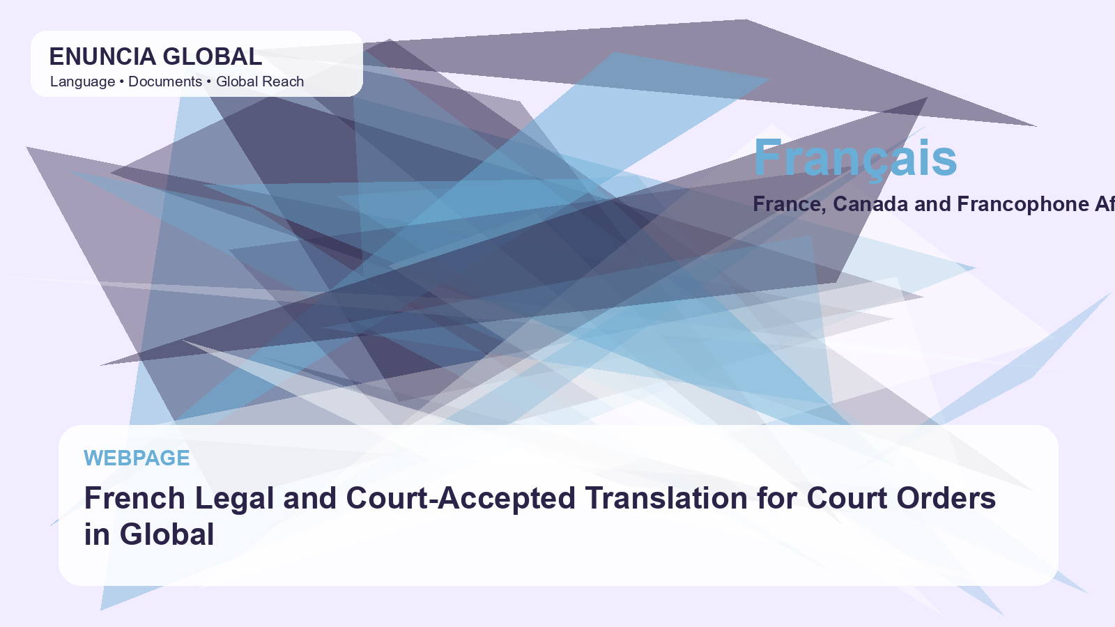 French Legal and Court-Accepted Translation for Court Orders in Global