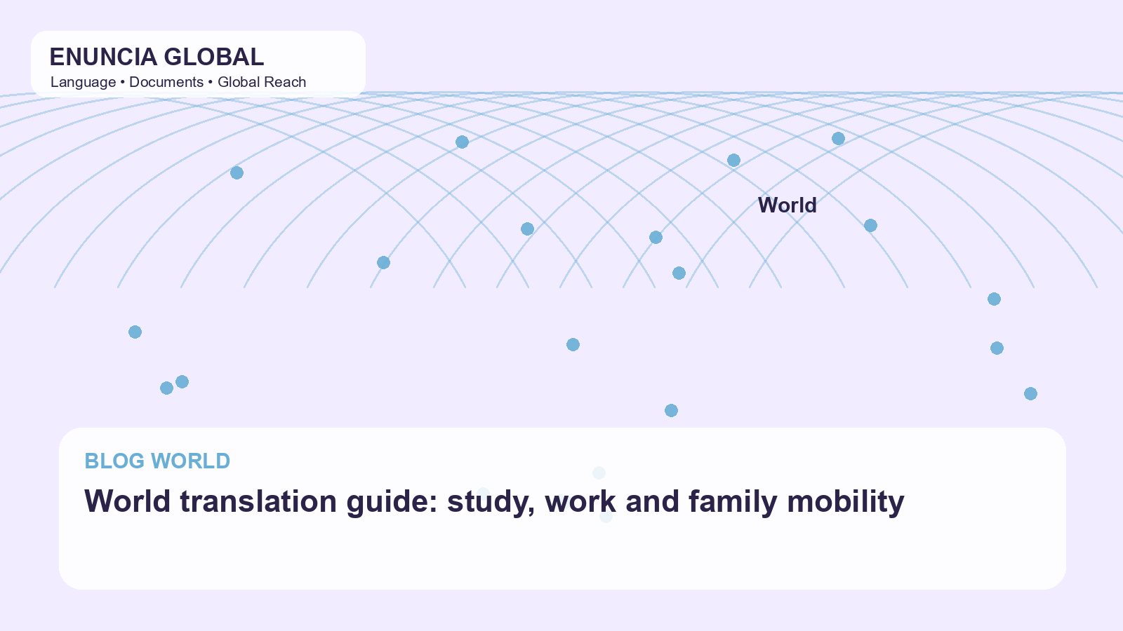 World translation guide: study, work and family mobility