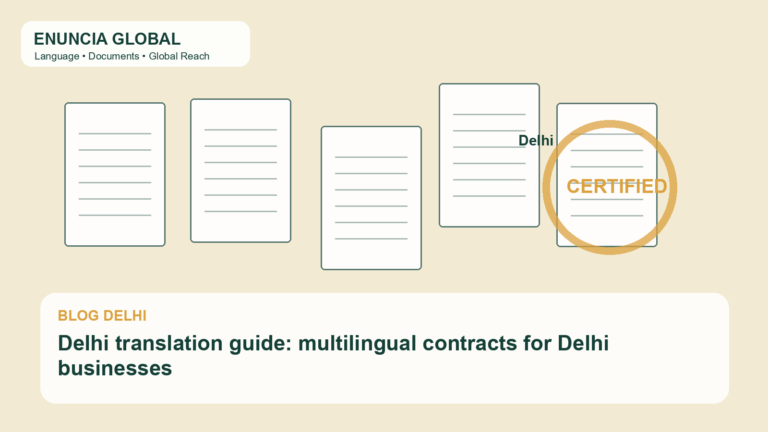 Delhi translation guide: multilingual contracts for Delhi businesses