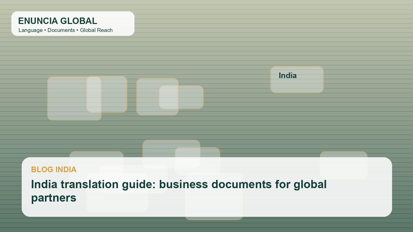 India translation guide: business documents for global partners