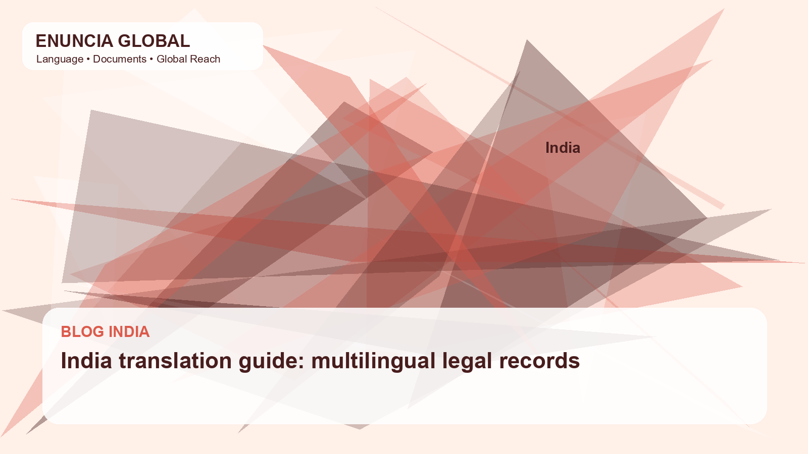 India translation guide: multilingual legal records
