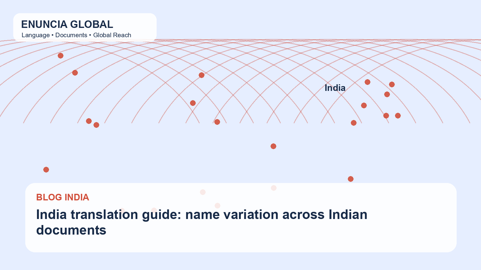 India translation guide: name variation across Indian documents