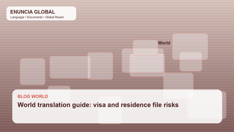 World translation guide: visa and residence file risks