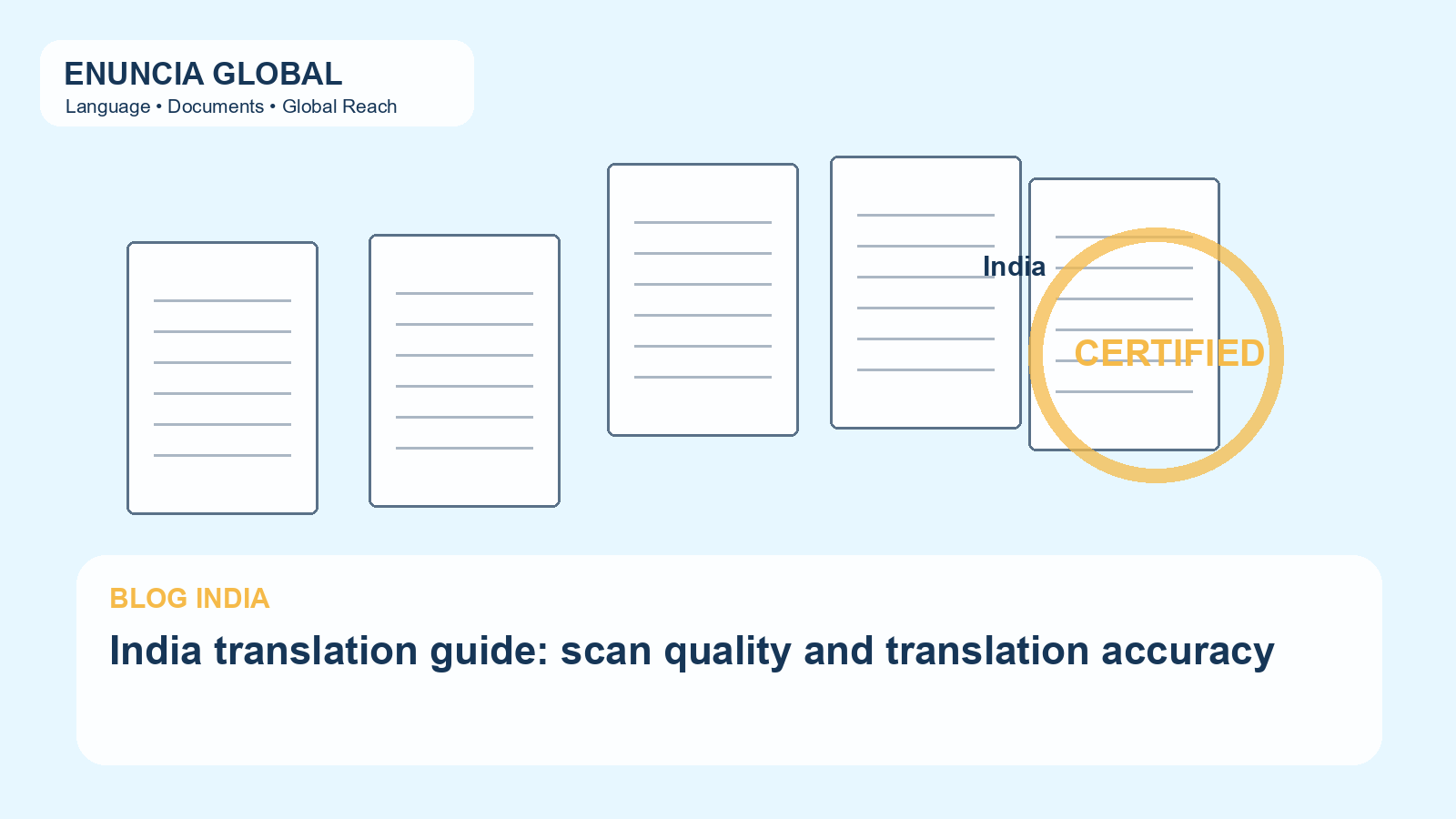 India translation guide: scan quality and translation accuracy