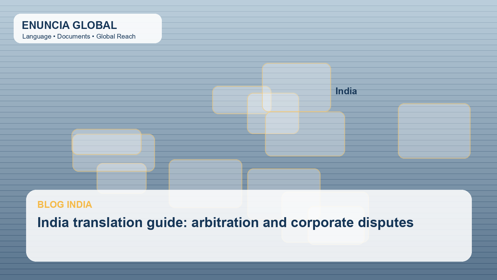 India translation guide: arbitration and corporate disputes