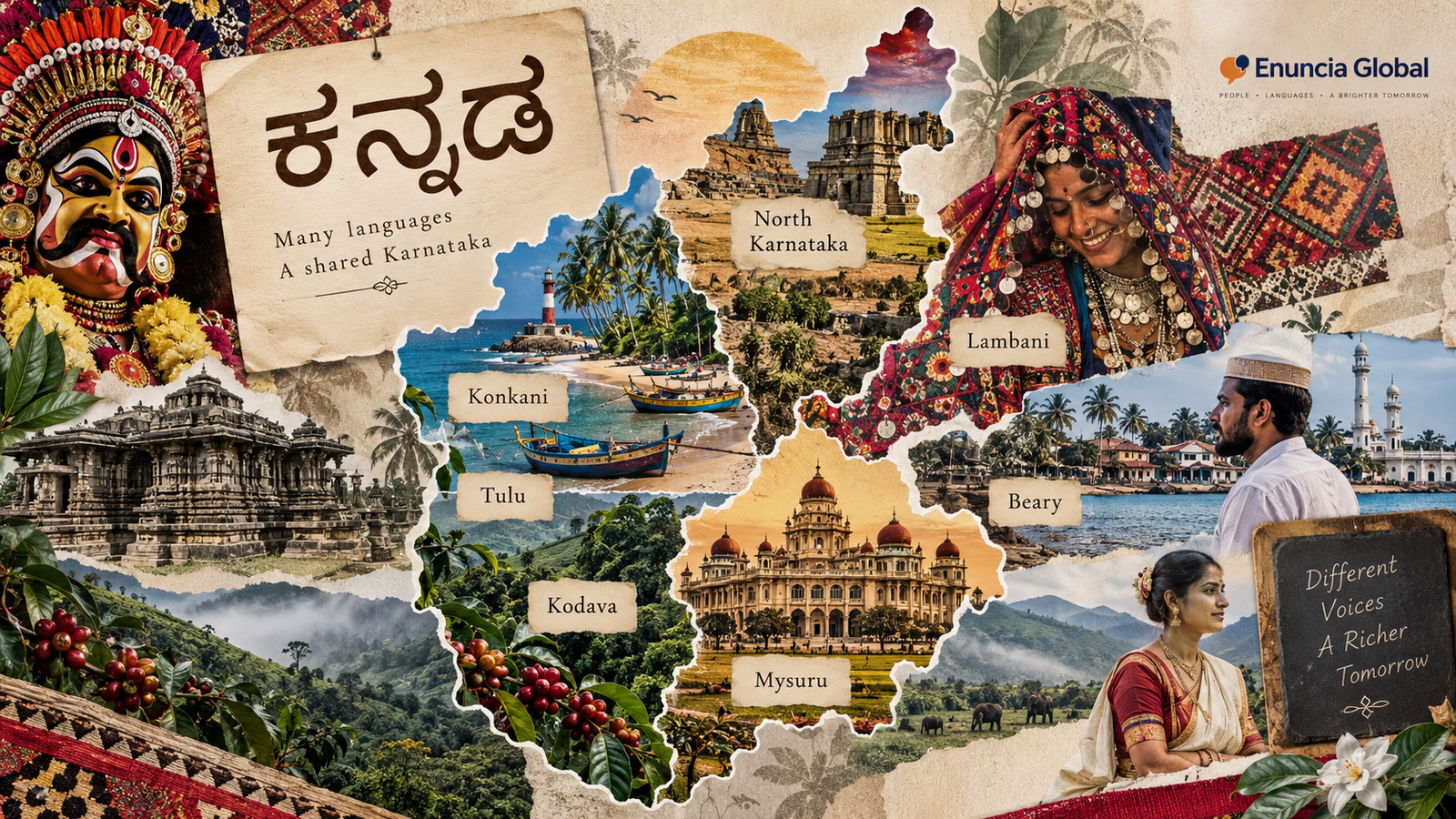 Languages of Karnataka: Kannada, Tulu, Kodava, Konkani, Beary, Lambani and the State’s Full Linguistic Map